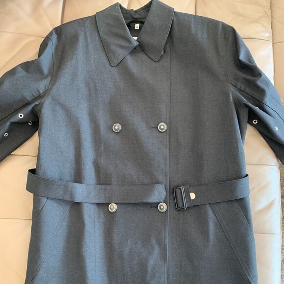 Hermes Trench Coat Black for Women